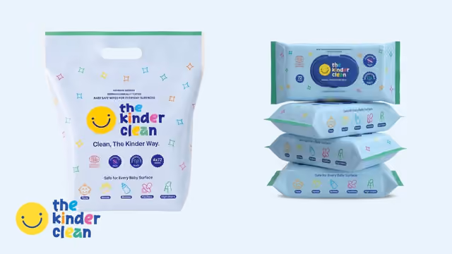 The Kinder Clean multipack and a stack of 72-wipe packages